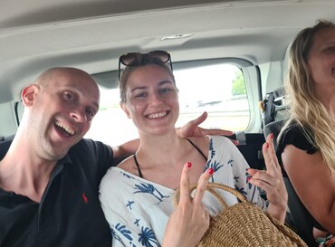 Hotel pickup for a Caribbean diving day from Punta Cana