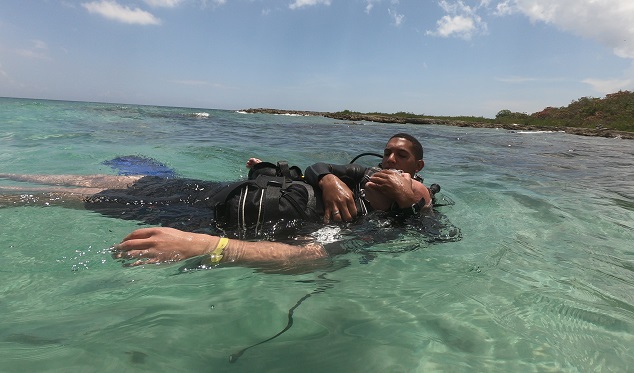 Big Red Crab, Scuba diving Dominican Republic